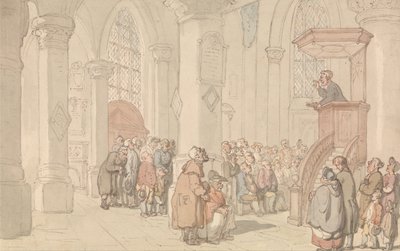 The Preacher by Thomas Rowlandson